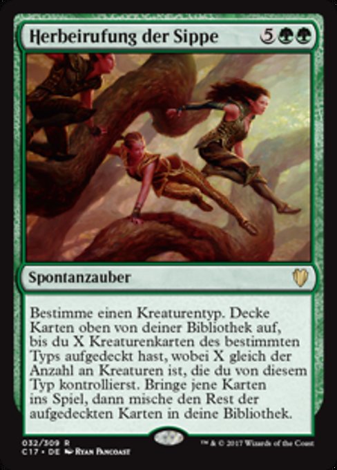 Herbeirufung der Sippe