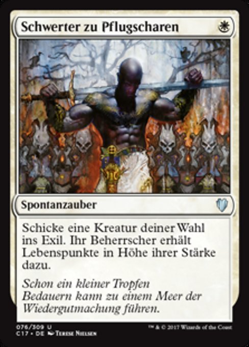 Schwerter zu Pflugscharen