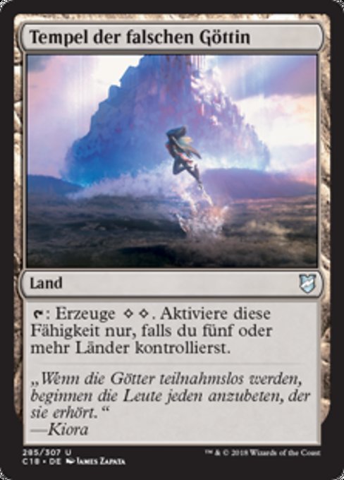 Tempel der falschen Göttin