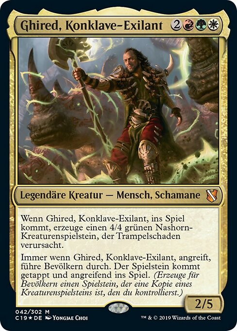 Ghired, Konklave-Exilant