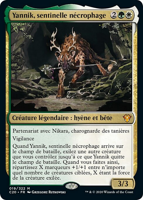 Yannik, sentinelle nécrophage