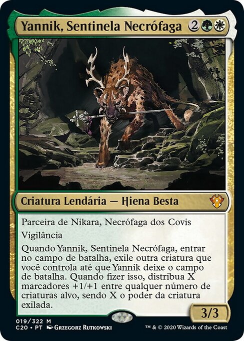 Yannik, Sentinela Necrófaga