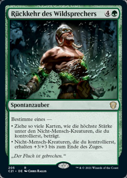 Return of the Wildspeaker