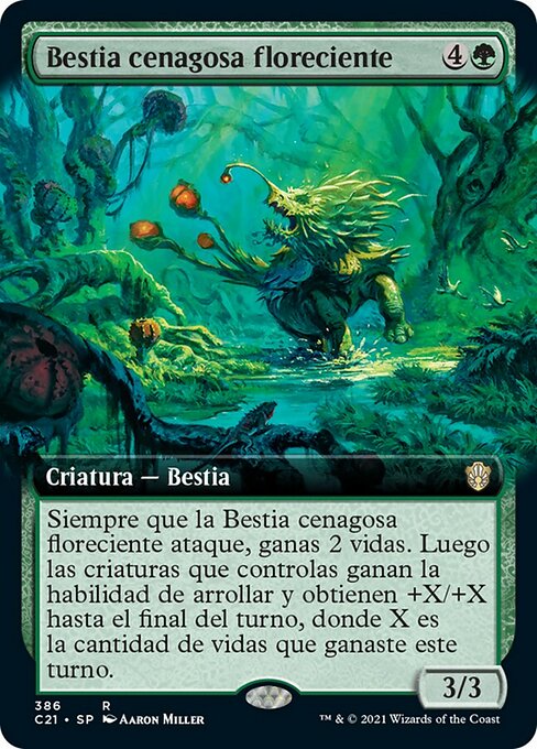 Bestia cenagosa floreciente