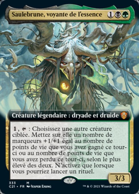 Saulebrune, voyante de l'essence