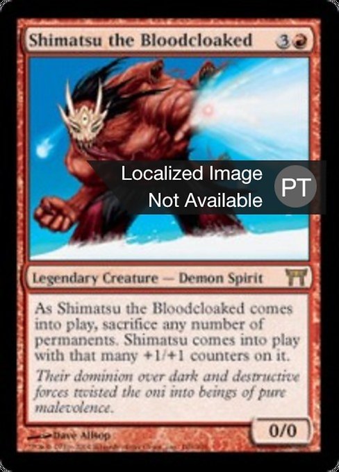 Shimatsu do Manto de Sangue