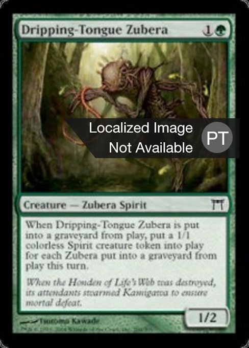 Zubera da Língua Gotejante