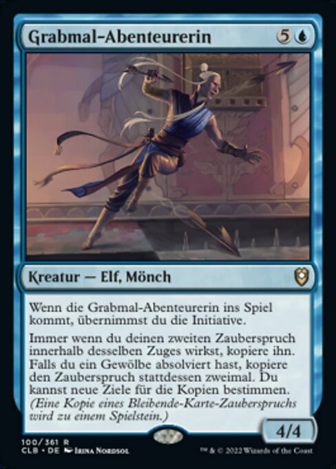 Grabmal-Abenteurerin