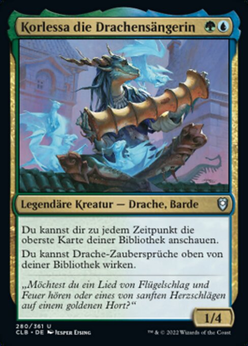 Korlessa die Drachensängerin