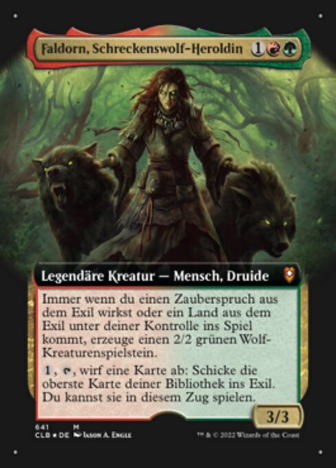 Faldorn, Schreckenswolf-Heroldin