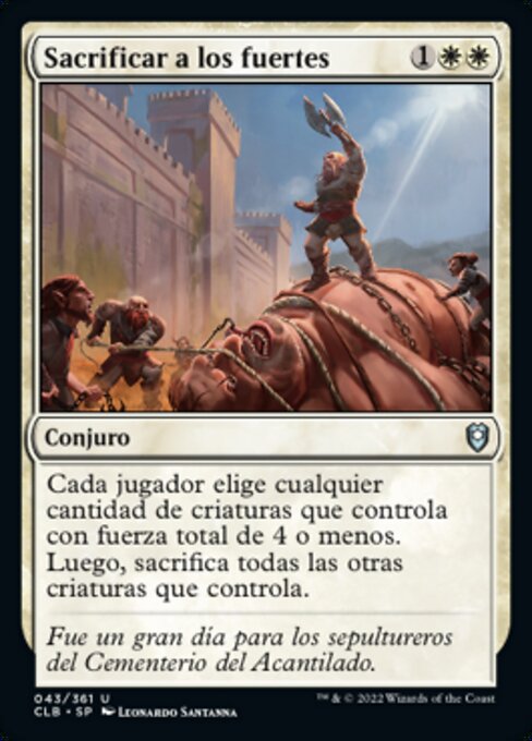 Slaughter the Strong