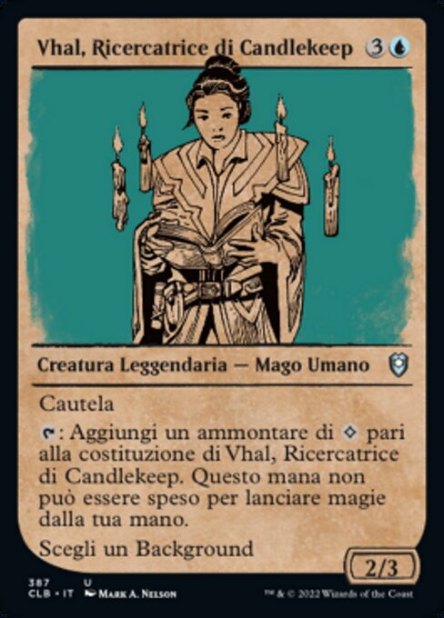 Vhal, Candlekeep Researcher