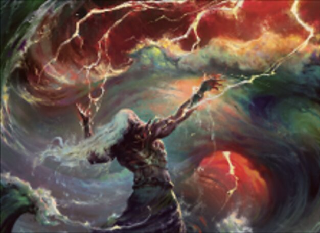 嵐の王の雷