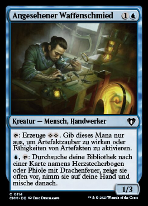 Angesehener Waffenschmied