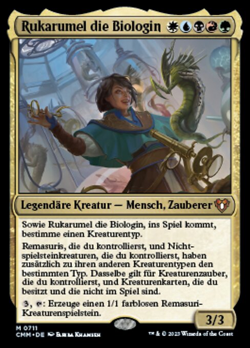 Rukarumel die Biologin