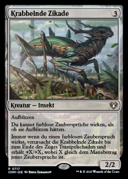 Krabbelnde Zikade