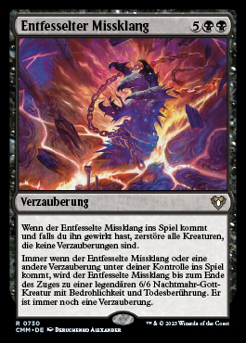 Entfesselter Missklang