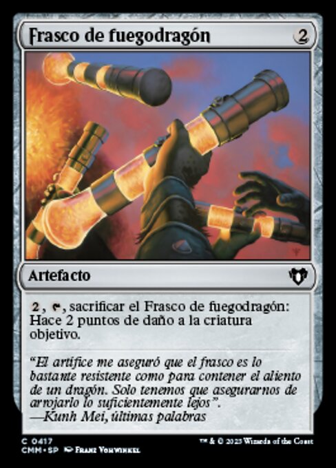 Frasco de fuegodragón