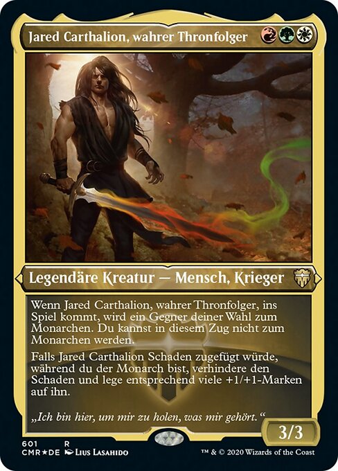 Jared Carthalion, wahrer Thronfolger