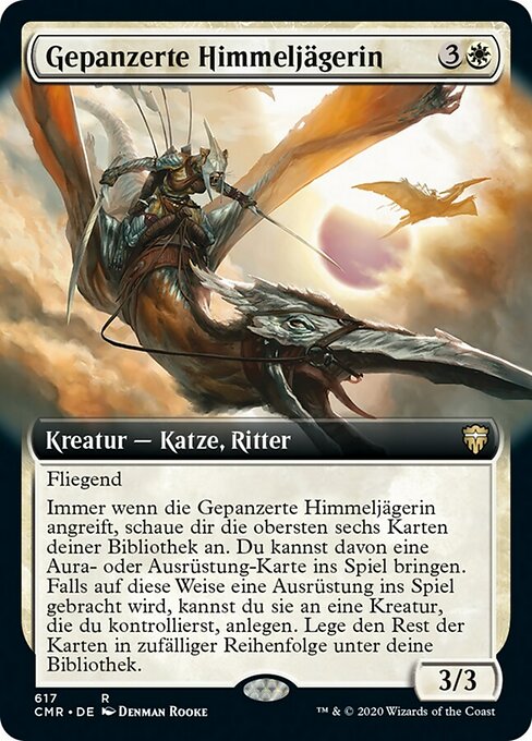 Gepanzerte Himmeljägerin