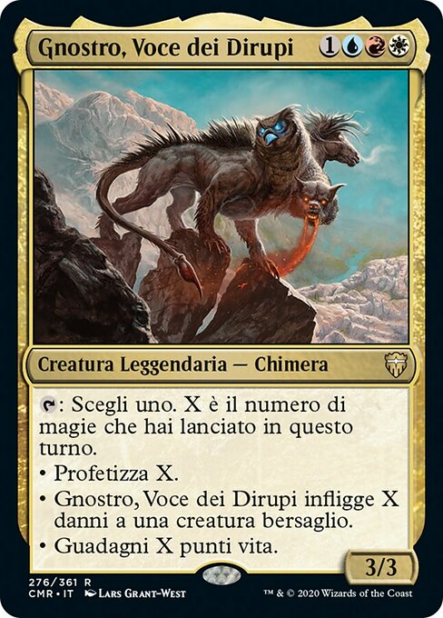 Gnostro, Voice of the Crags