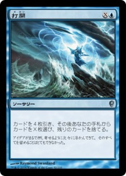 打開