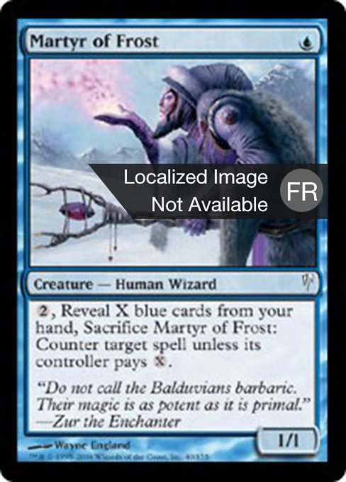 Martyr au givre