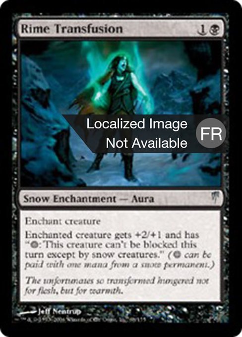 Transfusion de givre