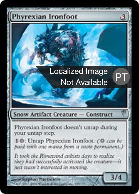 Pé-de-Ferro Phyrexiano