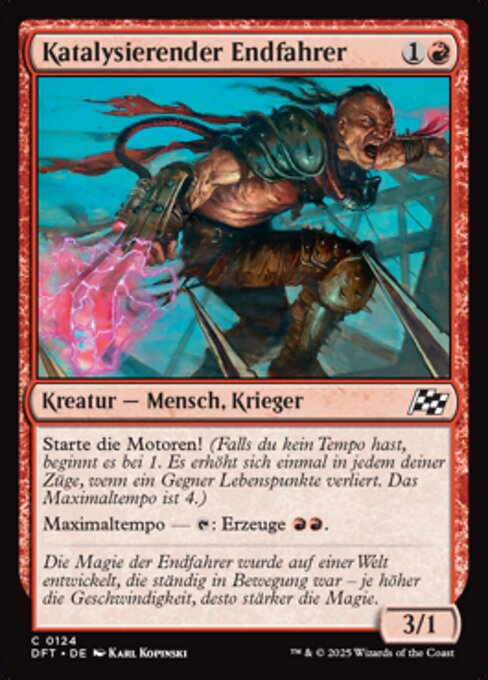 Katalysierender Endfahrer