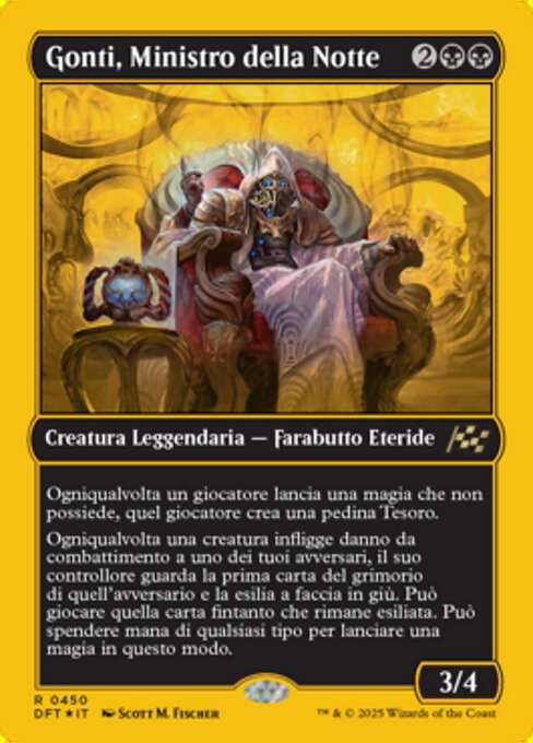 Gonti, Night Minister