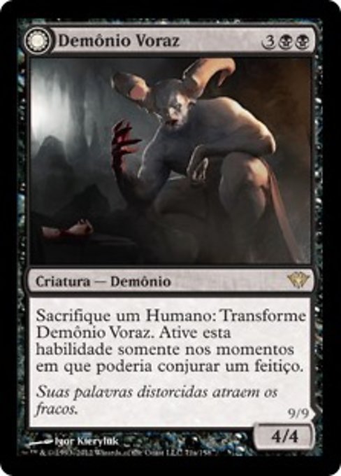 Ravenous Demon // Archdemon of Greed