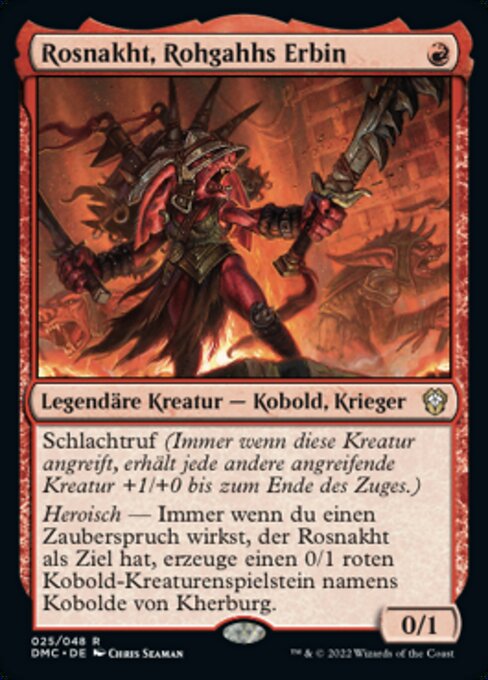 Rosnakht, Rohgahhs Erbin