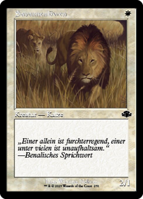 Savannenlöwen
