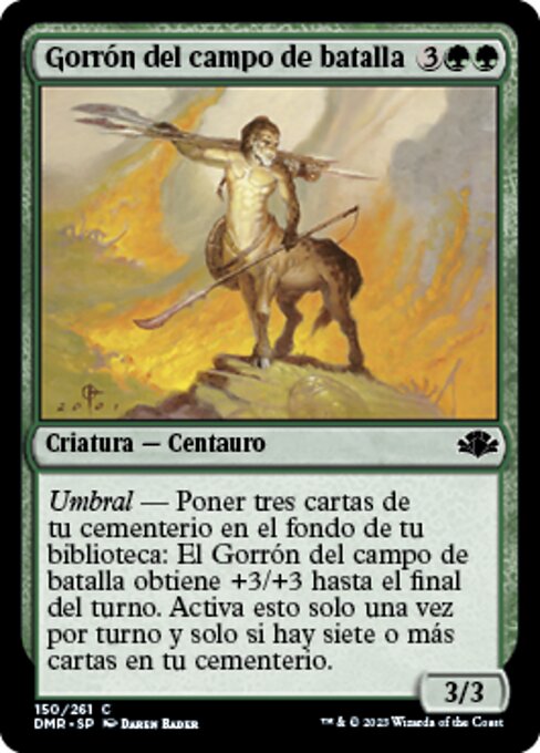 Gorrón del campo de batalla