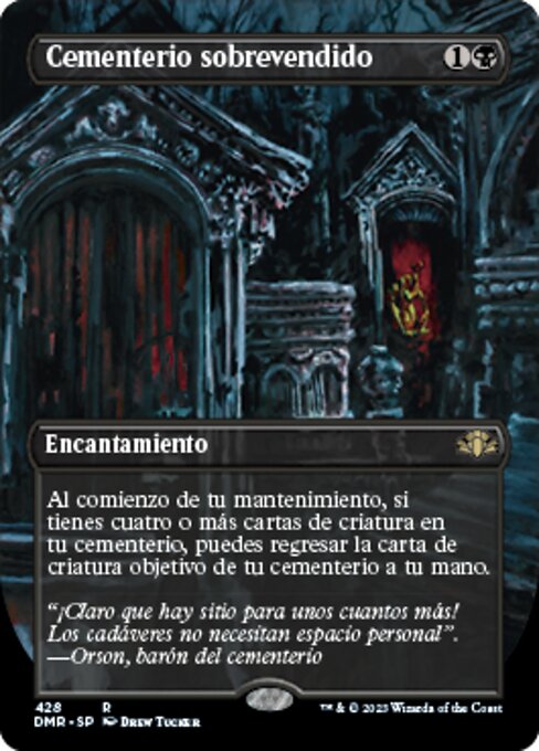 Cementerio sobrevendido