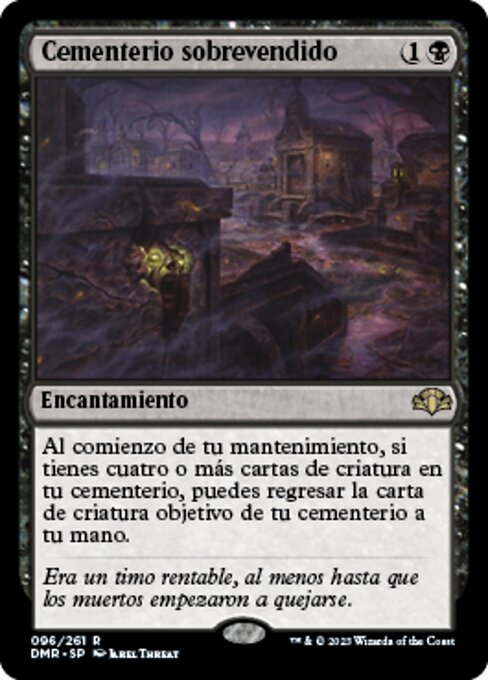 Cementerio sobrevendido