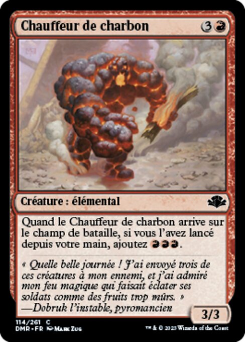 Chauffeur de charbon