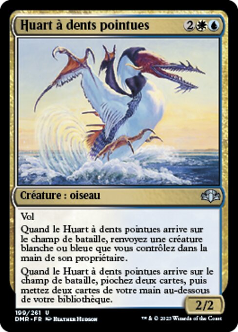 Huart à dents pointues