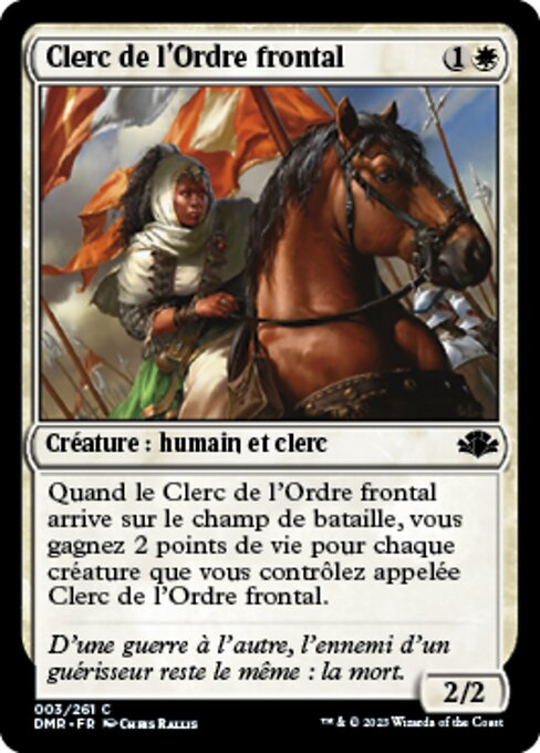 Cleric of the Forward Order