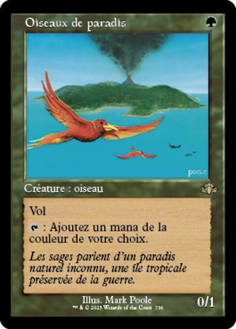 Oiseaux de paradis