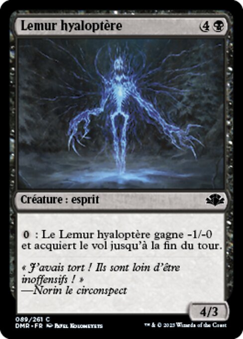 Lemur hyaloptère