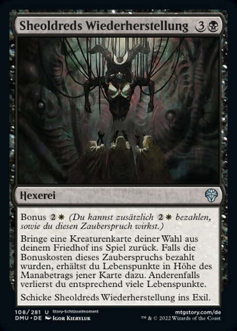 Sheoldreds Wiederherstellung