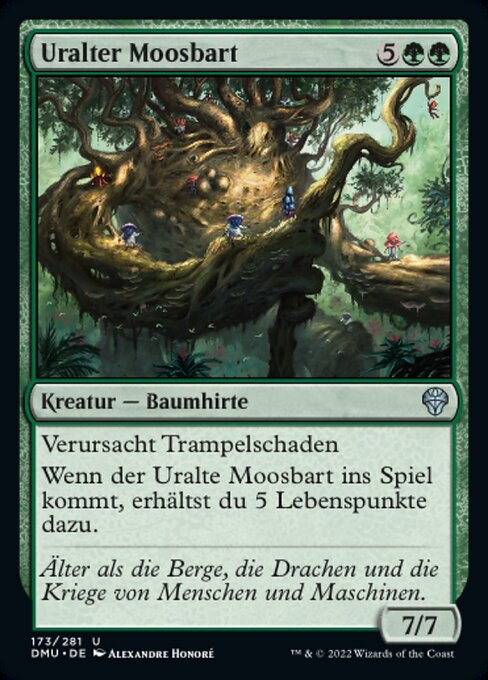 Uralter Moosbart