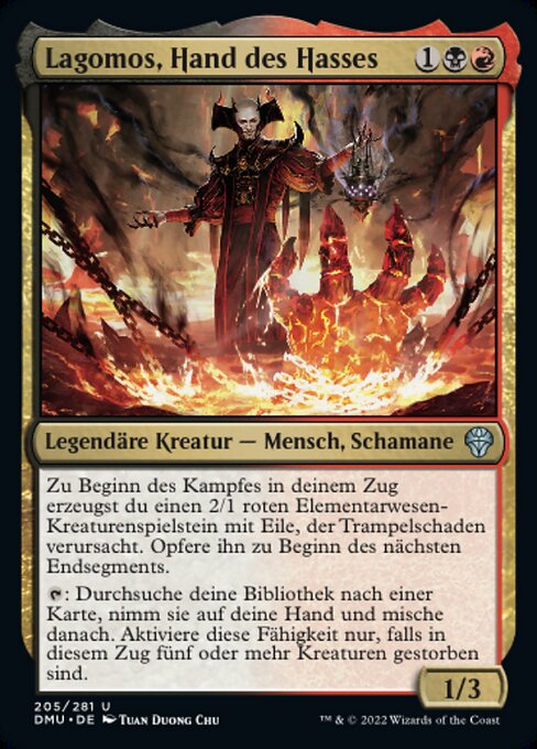 Lagomos, Hand des Hasses