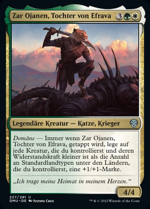 Zar Ojanen, Tochter von Efrava