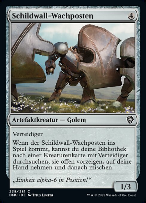 Schildwall-Wachposten