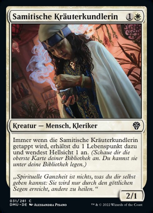 Samitische Kräuterkundlerin