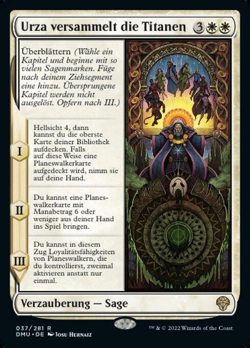 Urza versammelt die Titanen