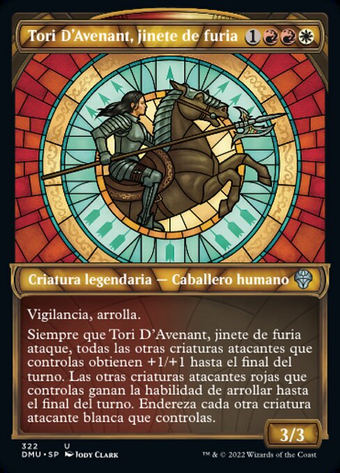 Tori D'Avenant, Fury Rider